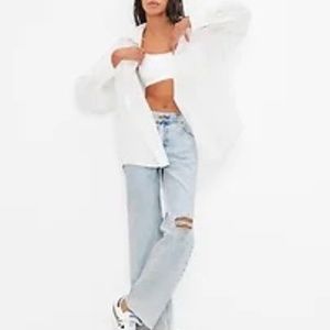 NWT Gap Low Rise Stride Wide-Leg Jeans Size 31 / 12 Regular